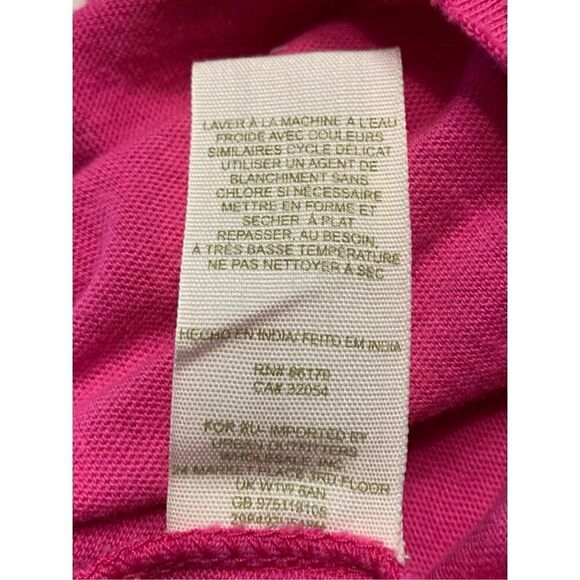 37- FREE PEOPLE PINK & WHITE OMBRÉ BEADED NECKLINE BOHO SWING TANK TOP - Picture 5 of 5